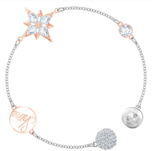 AUTHENTIC Swarovski Crystal STAR Collection 3 piece set Rose Gold - Picture 4 of 10